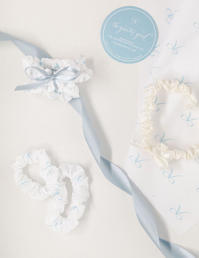 unique hair scrunchies for bridesmaid gifts from The Garter Girl