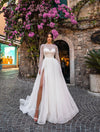 Elegant A Line Wedding Gown