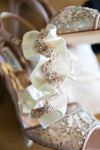 Blush and Pearls Wedding Garter for Wedding Elopement