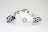 Custom Garter Spotlight: Gray and White Lace Wedding Garter Set