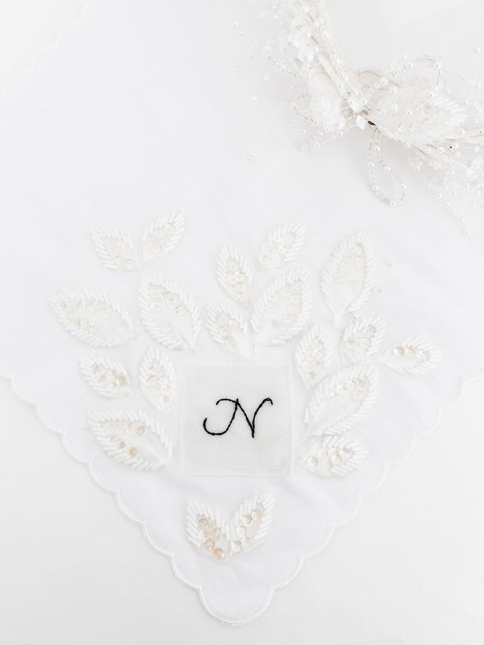 Handkerchief: Personalized With Monogram from Mom's Bridal Veil