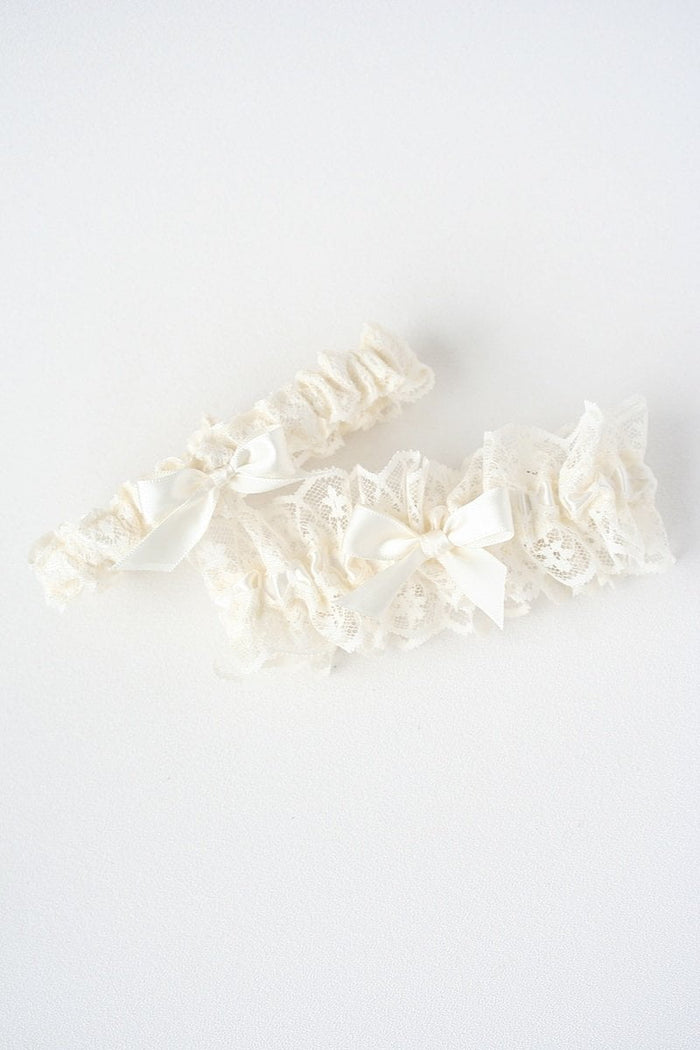 Garter Set: Ivory Lace