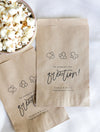 He Popped The Question Engagement Party Popcorn Bag