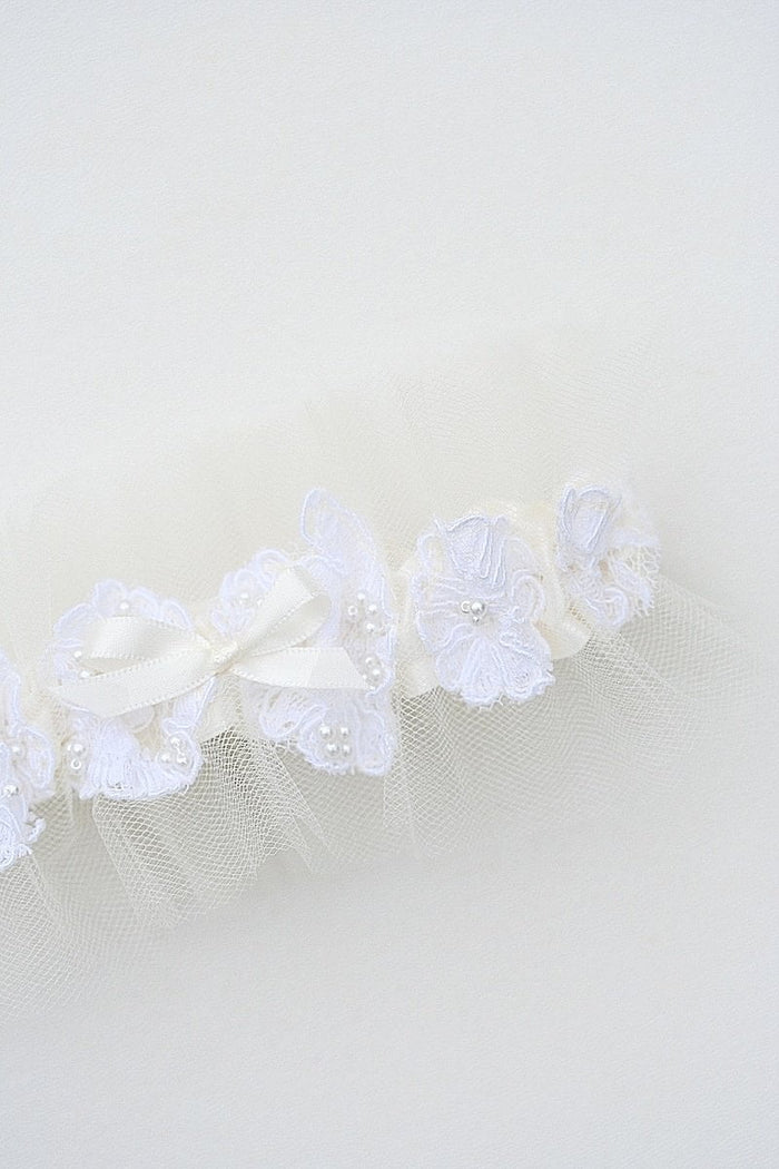 Garter: Made From Lace Pieces of Mother's Wedding Dress