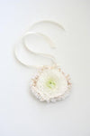 Pretty Pictures! Ranunculus + Couture Ivory Lace Garters