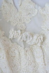 lace and sparkle wedding garter from mom's wedding dress