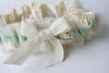 Mint and Ivory Tulle Garter