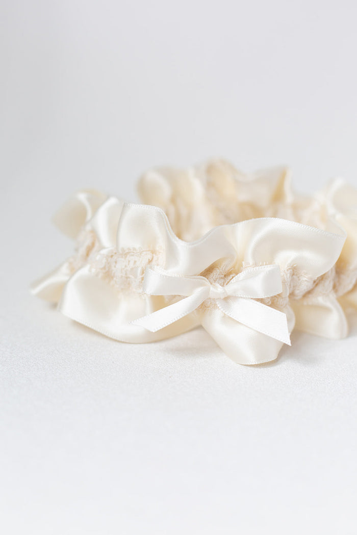 simple garter gift for bride