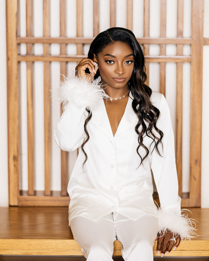 Shop Simone Biles' Getting Ready Wedding & Bridal Style