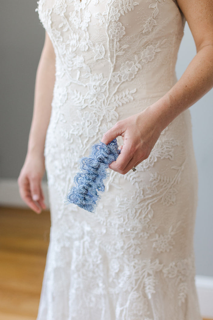 something blue lace garter