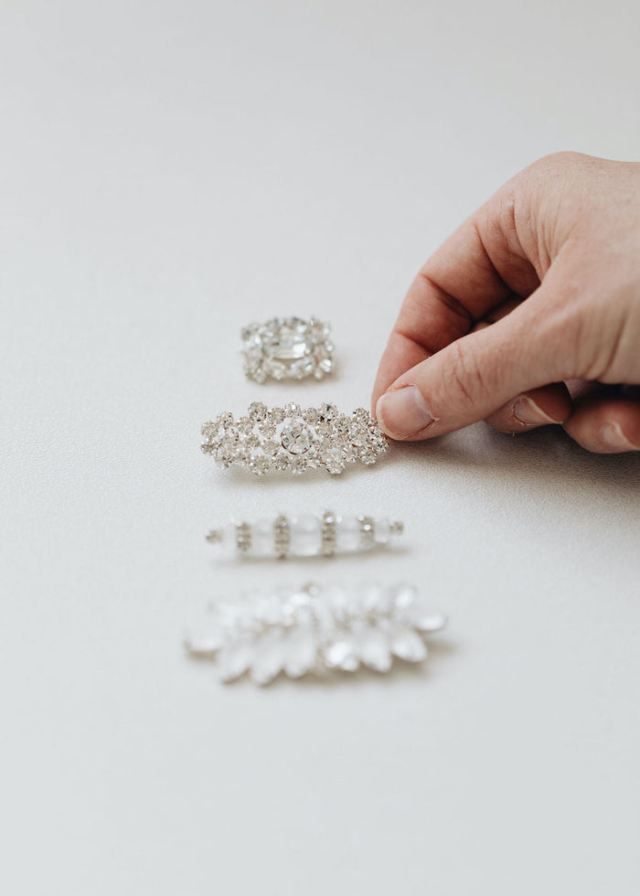 sparkle of my eye wedding garter heirloom - handmade bridal accessory by The Garter Girl