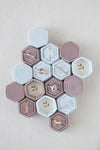 Velvet Hexagon Engagement Ring Boxes