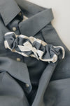 Garter: Made From Bride's Father's Silk Shirt