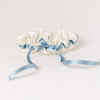 something blue garter gift set for bride handmade by The Garter Girl