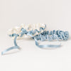something blue garter gift set for bride handmade by The Garter Girl