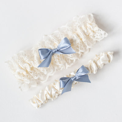 Shop our heirloom wedding garter sets handmade by luxury wedding garter designer, The Garter Girl
