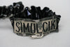 Custom Wedding Garter: Military Name Tape + Black Hawk Charm