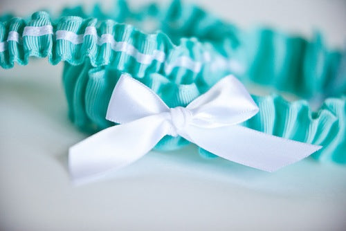 A Garter Perfect for a Breakfast Wedding at Tiffany’s