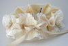 Ivory Lace and Oatmeal Garter