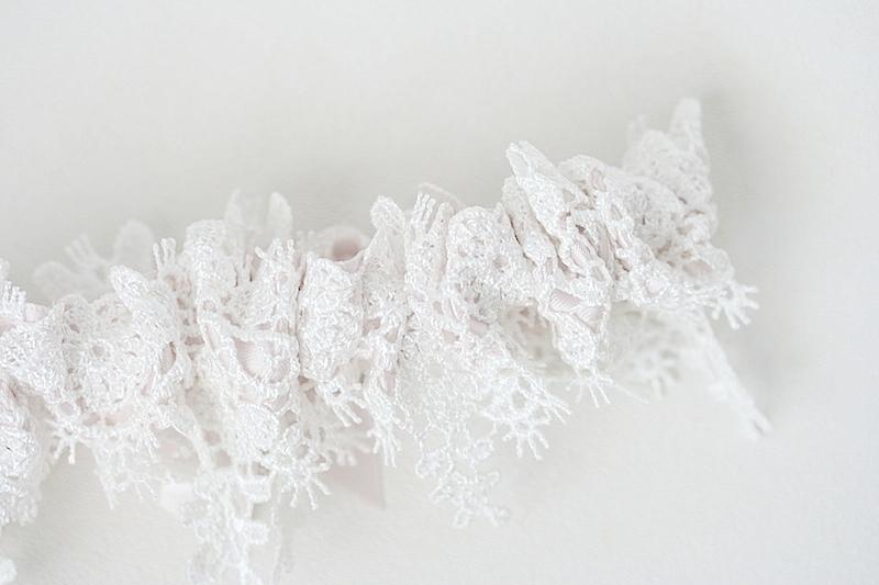 Garter: Shimmer Lace & Blush