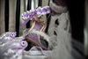 Stylish Bridal Lingerie: White & Purple