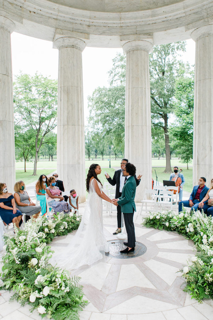 DC War Memorial Wedding