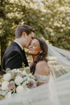 Bride and Groom Veil Photo Wedding Pictures