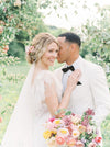 colorful flower filled wedding