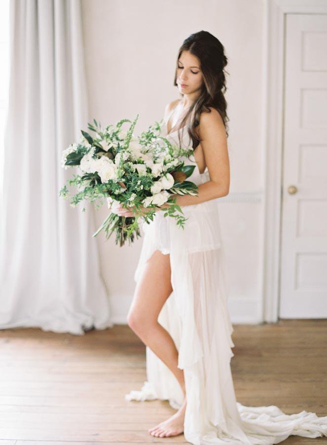 Romantic Bridal Boudoir Session