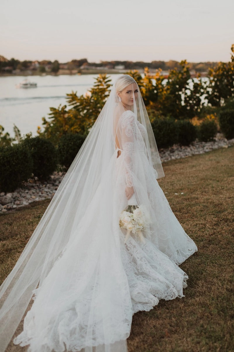 cathedral length bridal veil