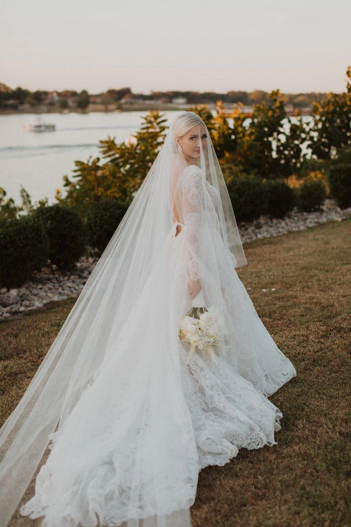 cathedral length bridal veil