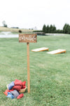 Outdoor Wedding Lawn Game Idea