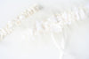 Garter Set: Tulle and Pearls with Lace From Mother's Wedding Dress