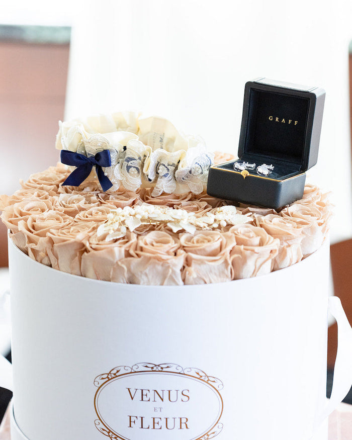 Custom Heirloom Bridal Garter Made From Mother's Wedding Dress