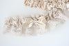 Garter Set: Champagne Lace and Satin