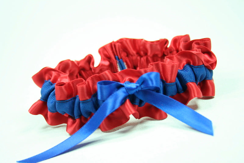 Red and Blue Garter