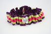 Purple, Hot Pink and Lime Green Sparkle Garter