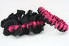 Black and Hot Pink Garter Set