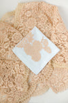 wedding handkerchief with family heirloom lace