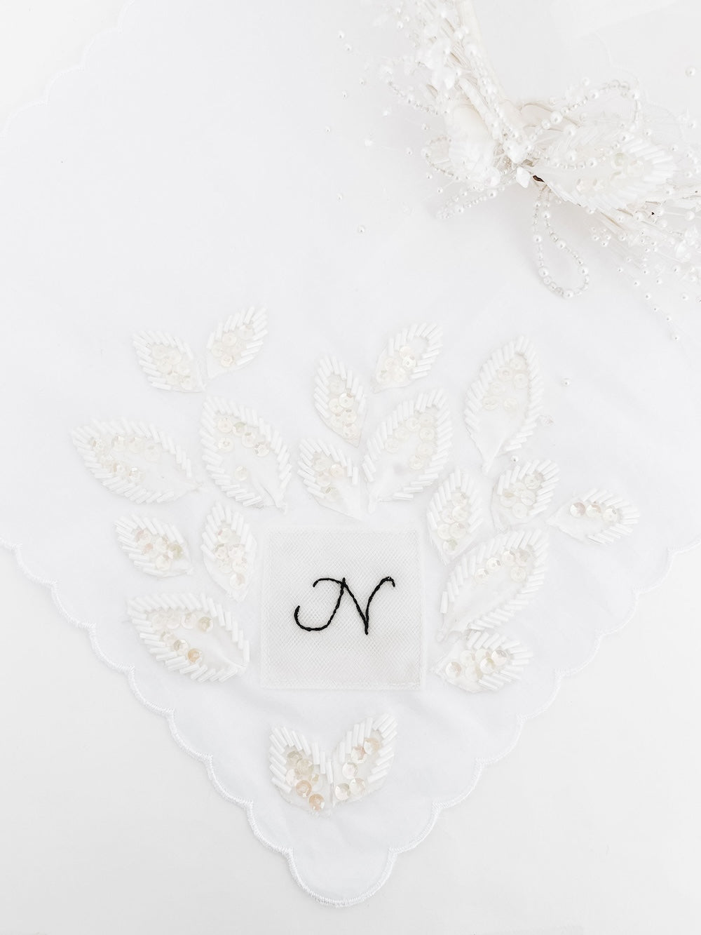 Handkerchief: Personalized With Monogram from Mom's Bridal Veil
