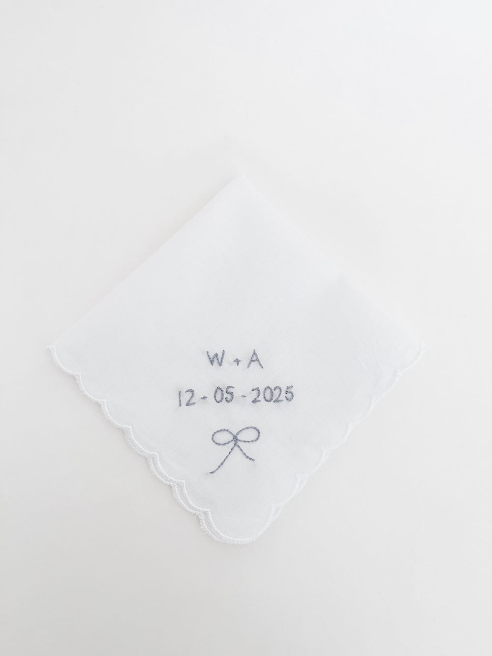 Handkerchief: Something Blue Personalization