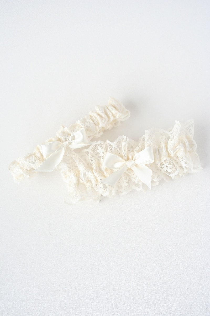 Garter Set: Ivory Lace