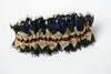 Garter: Designer Black Lace, Gold Lace, Navy Blue and Red