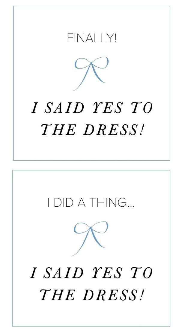 i said yes to the wedding dress free graphics from The Garter Girl