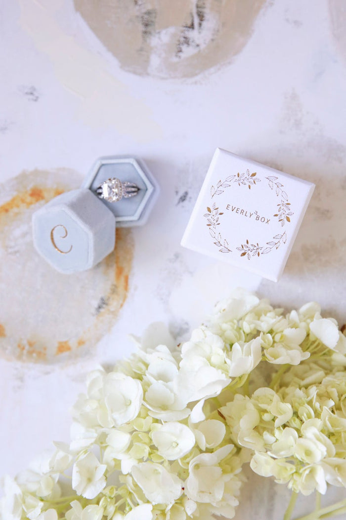 Velvet Engagement Ring Box