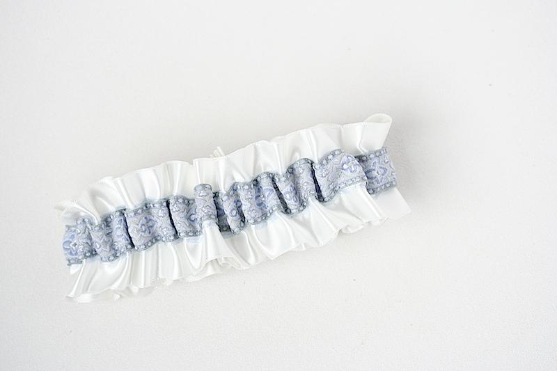 Garter: Pretty Nautical Light Blue