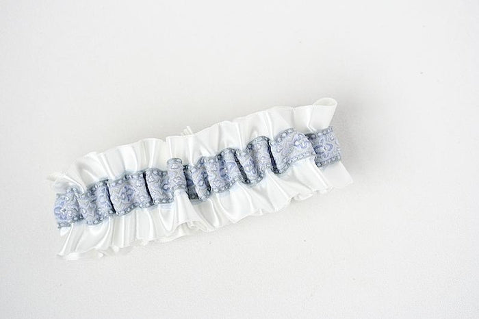Garter: Pretty Nautical Light Blue