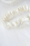 Garter: Mother's Wedding Veil Lace & Pearls