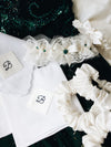 Garter Set, Hankies, & Scrunchies: Made With Mom & Grandmother Dresses