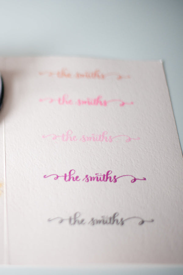 Hand Calligraphy Wooden Stamp